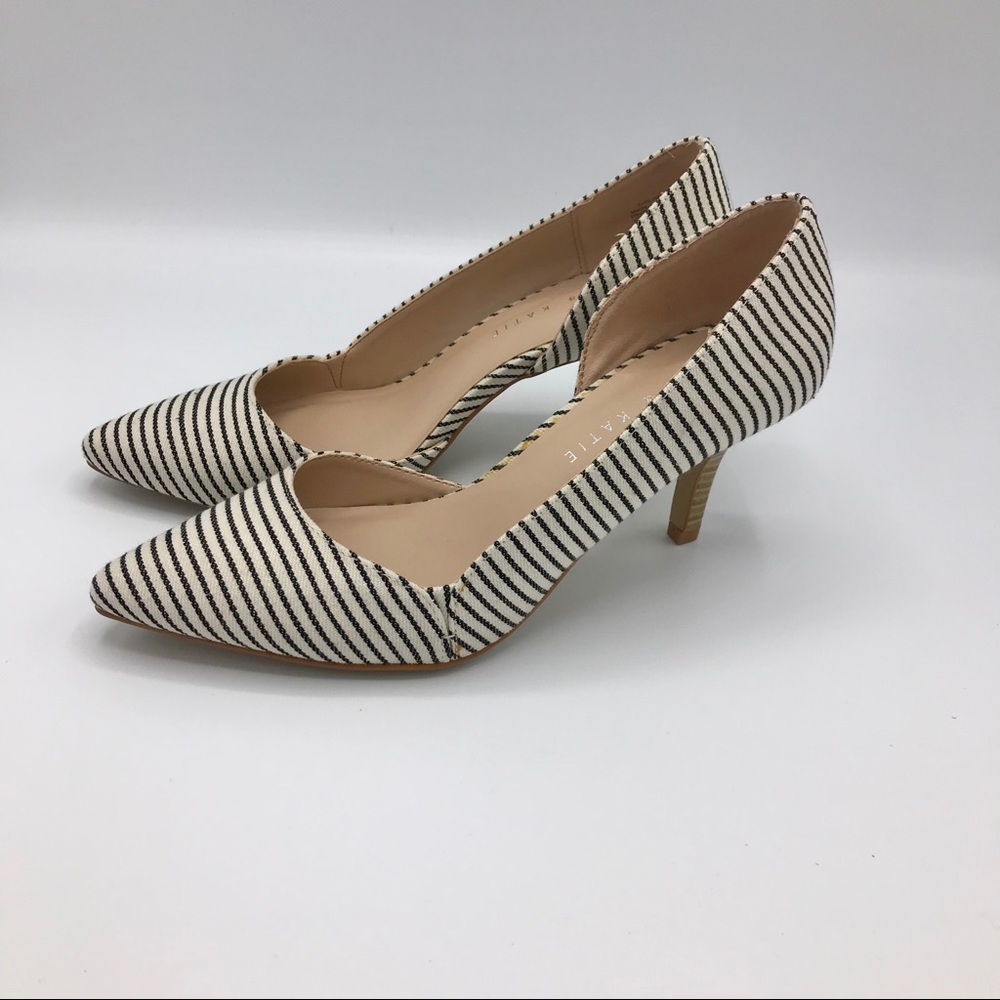 Striped Heels size 6 NWOT - Picture 3 of 9